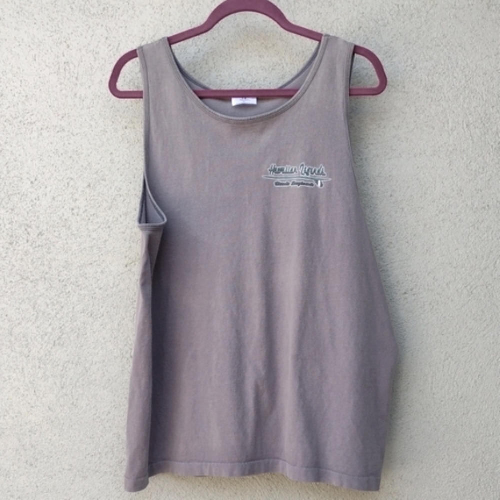 VTG Tee Jays Hawaiian Legends Tank Top XL Gray